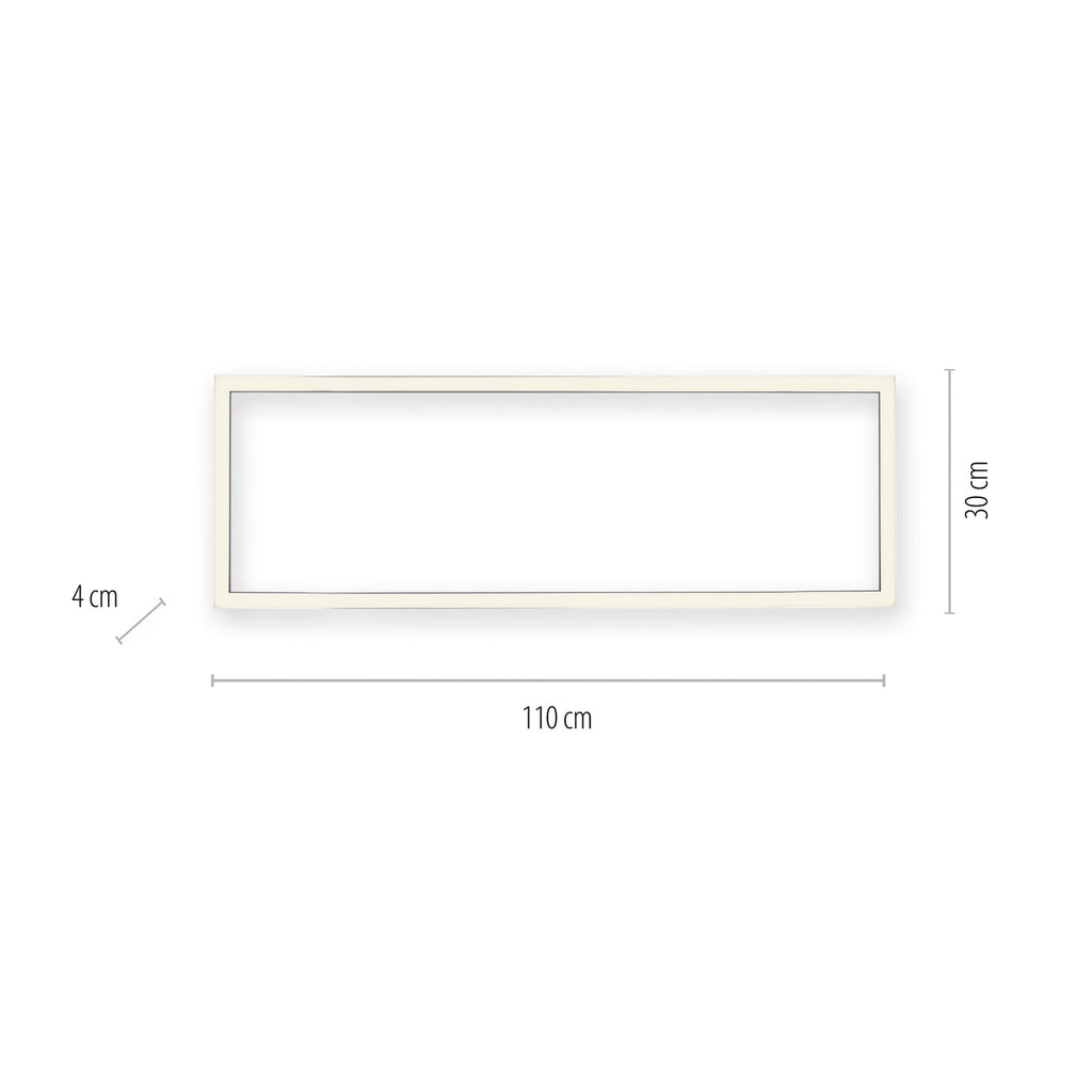 LED taklampe PURE Lines Square dimbar CCT 110 cm i moderne interiør