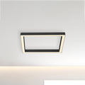 LED taklampe PURE Lines Square grafitt 55x55 cm forfra