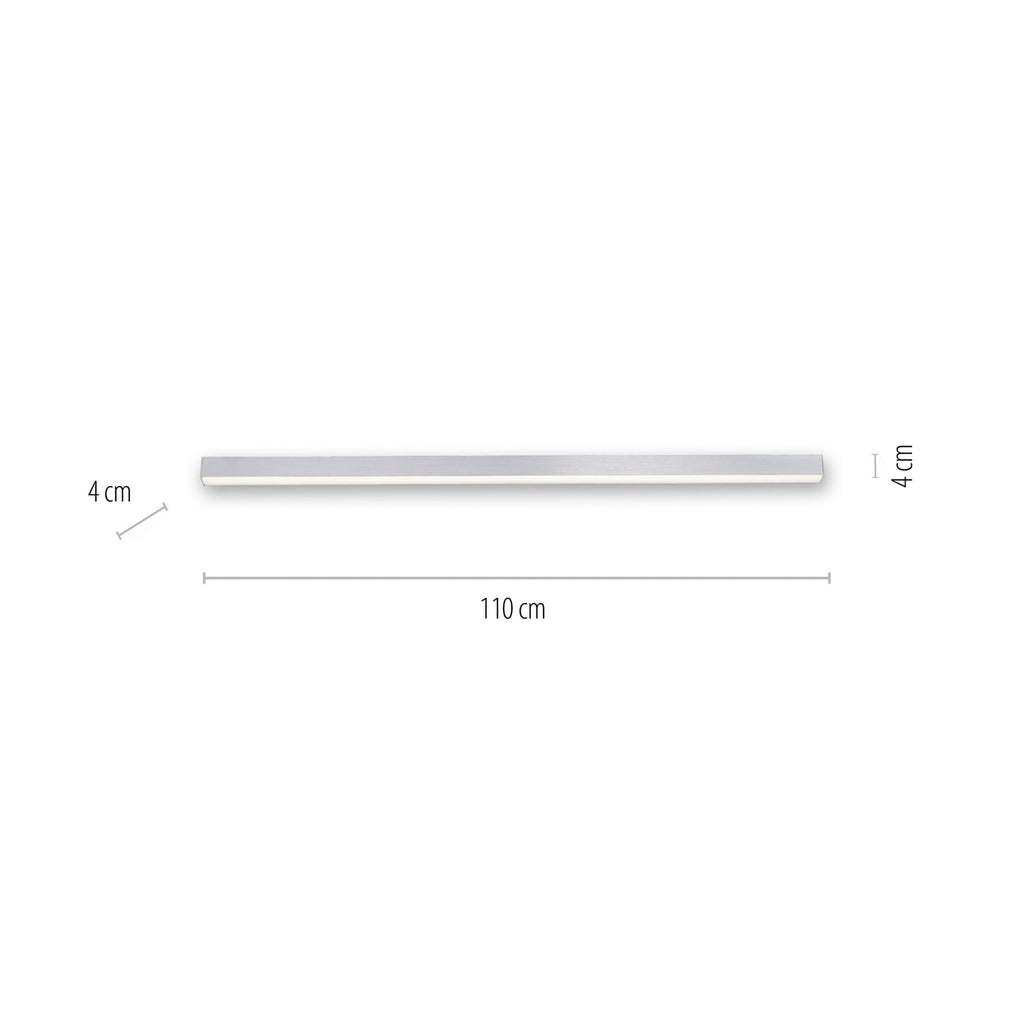 LED taklampe PURE Lines Straight 110 cm fjernkontroll