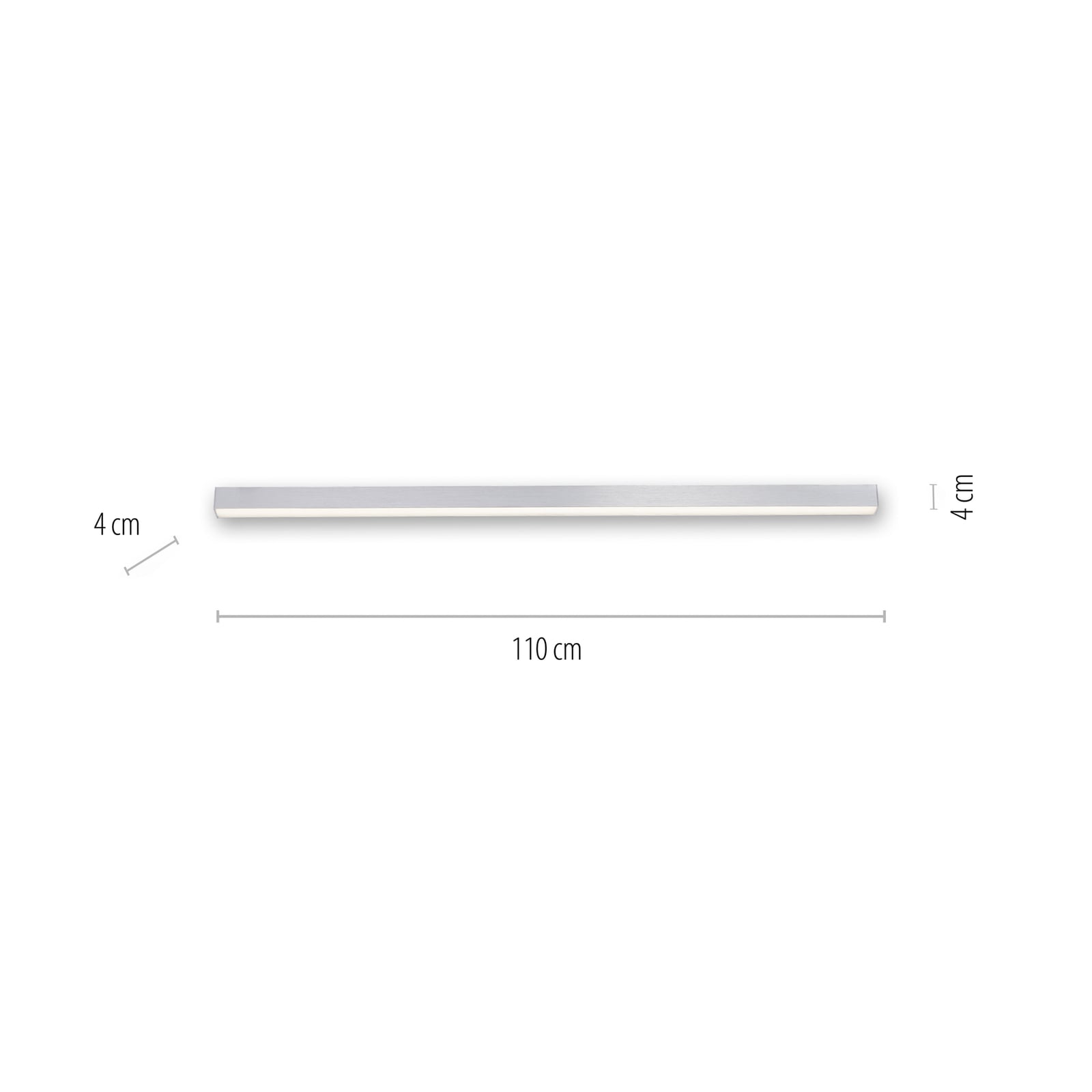 LED taklampe PURE Lines Straight 110 cm fjernkontroll