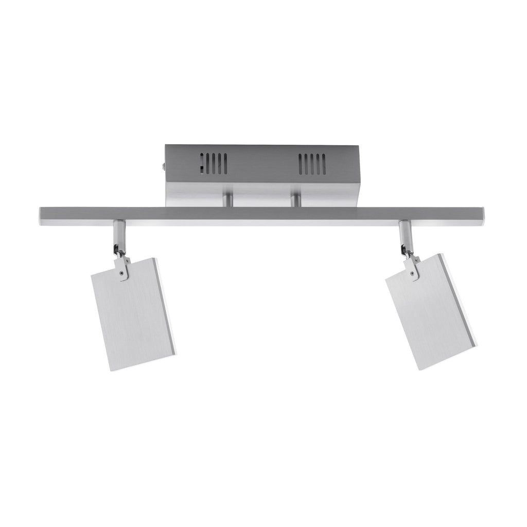 LED-taklampe PURE Mira 2-lys CCT dimbar aluminium bakside