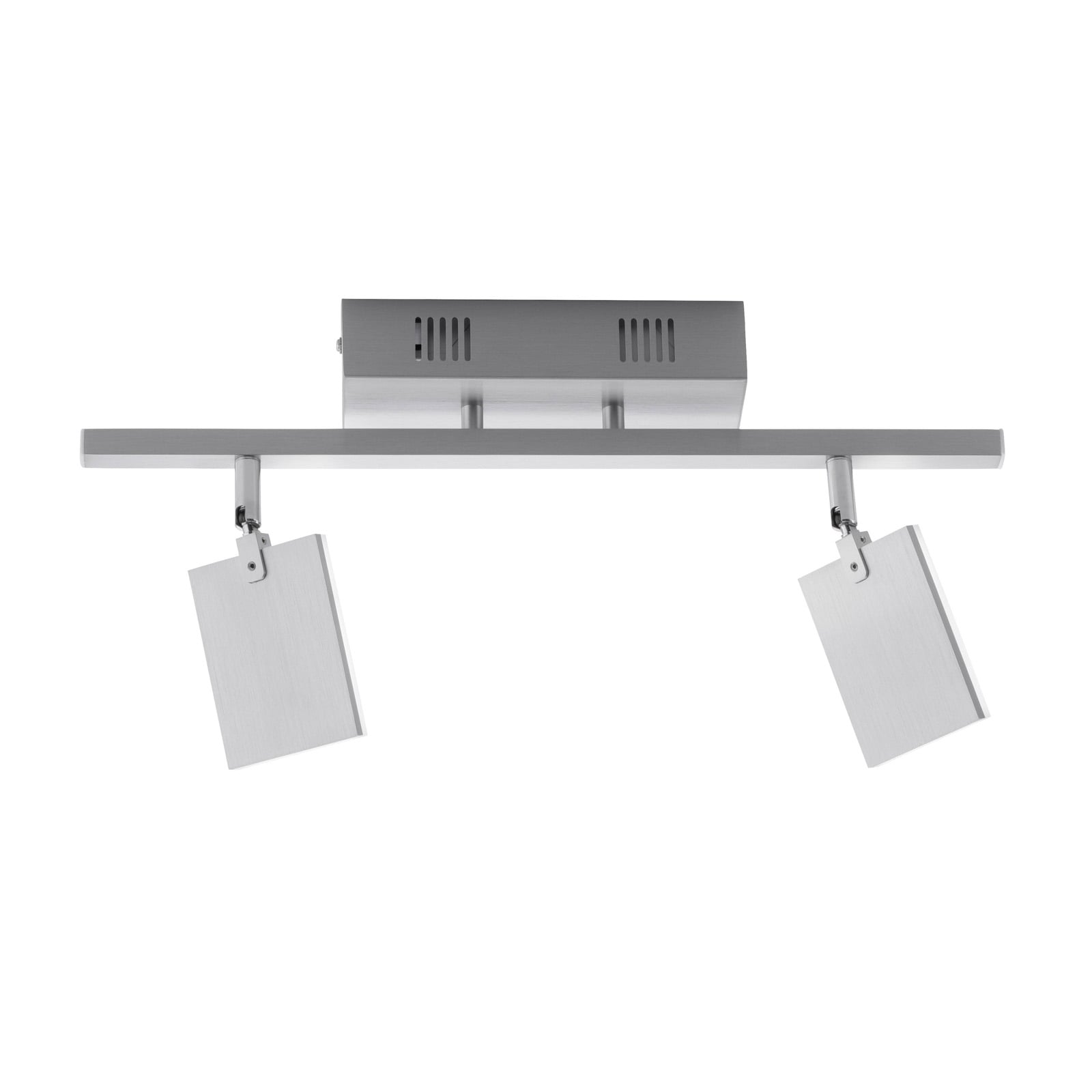 LED-taklampe PURE Mira 2-lys CCT dimbar aluminium bakside