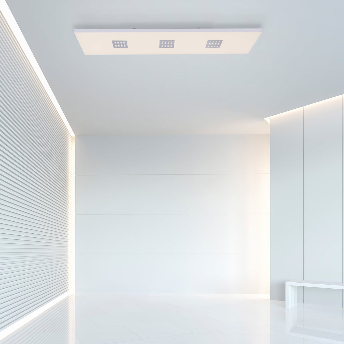 LED taklampe Pure Neo CCT dimbar 120x30 cm 46W bakside