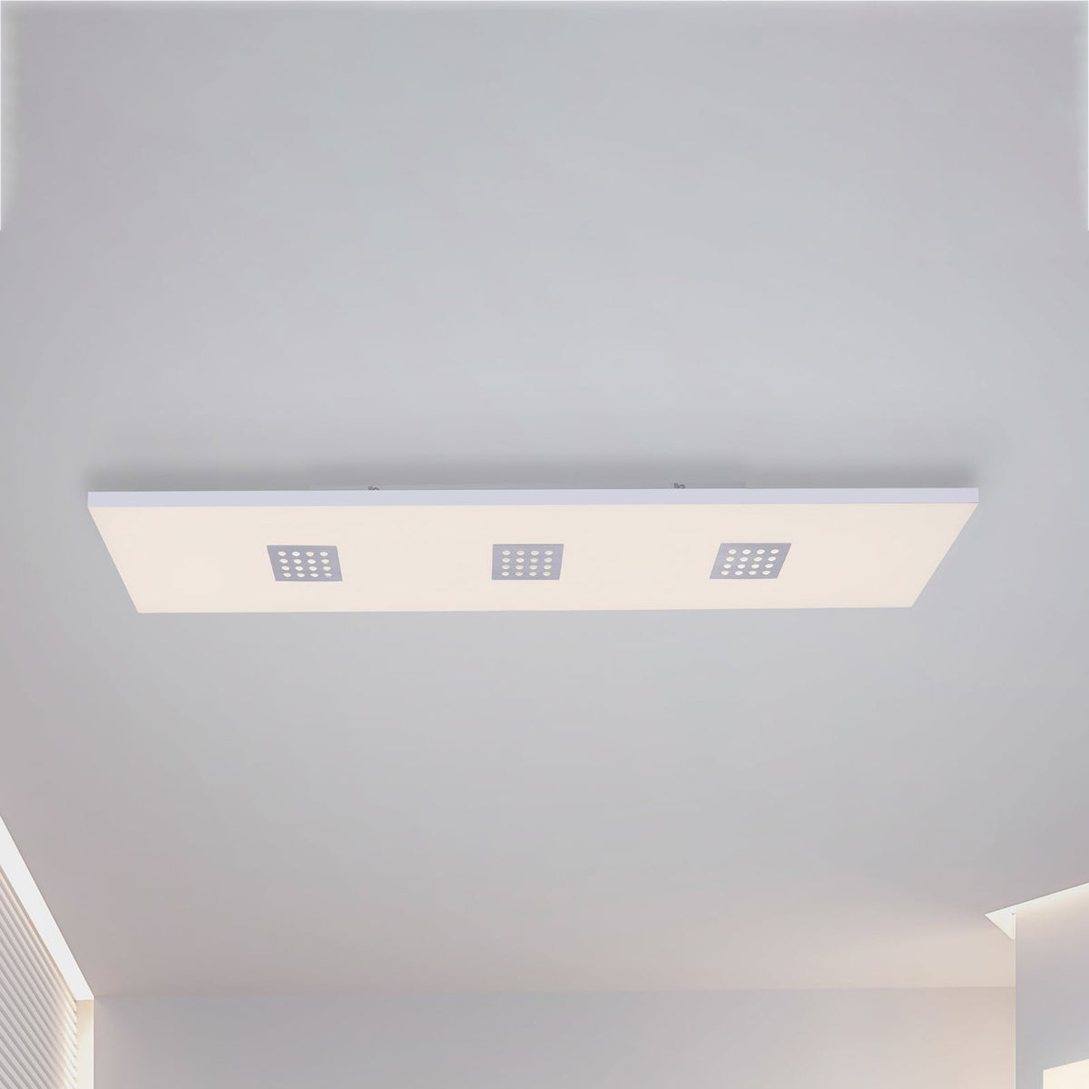 LED taklampe Pure Neo CCT dimbar 120x30 cm 46W forfra