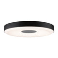 LED taklampe Puric Pane II dimbar svart Ø40 cm 23W forfra