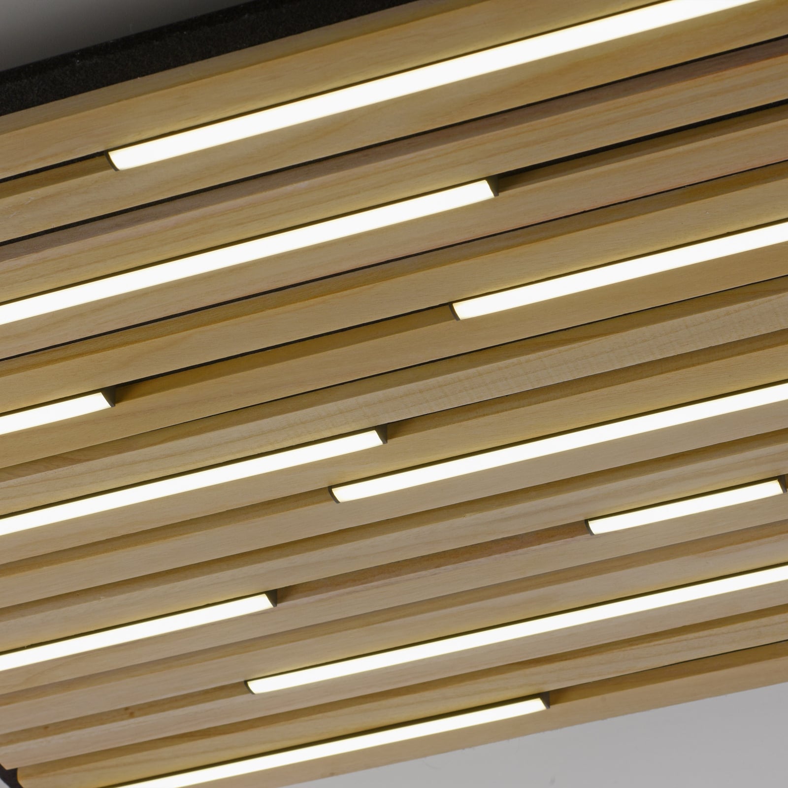 LED taklampe Q-Akustik tre 62x62 cm dimbar CCT Zigbee Zigbee integrasjon
