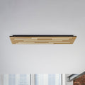 LED taklampe Q-Akustik tre/svart forfra