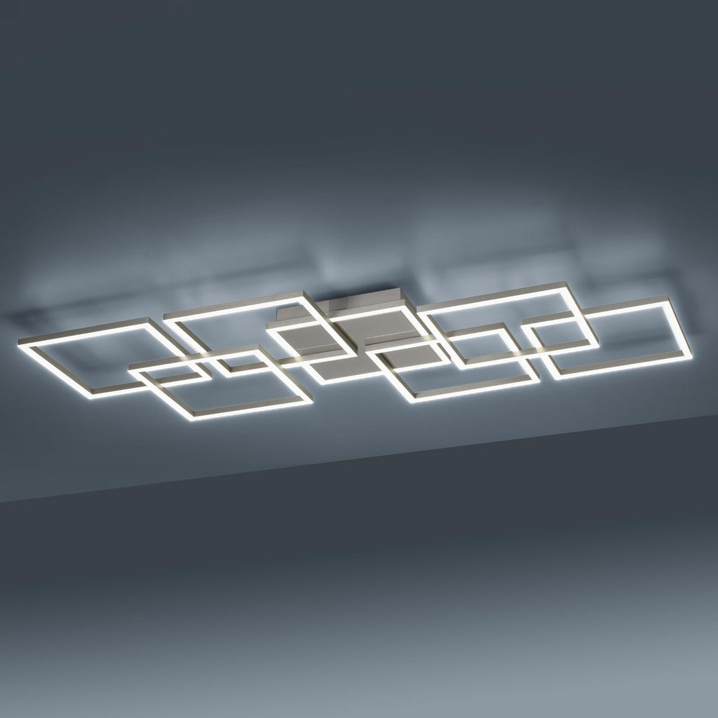 LED taklampe Q-INIGO dimbar CCT aluminium forfra