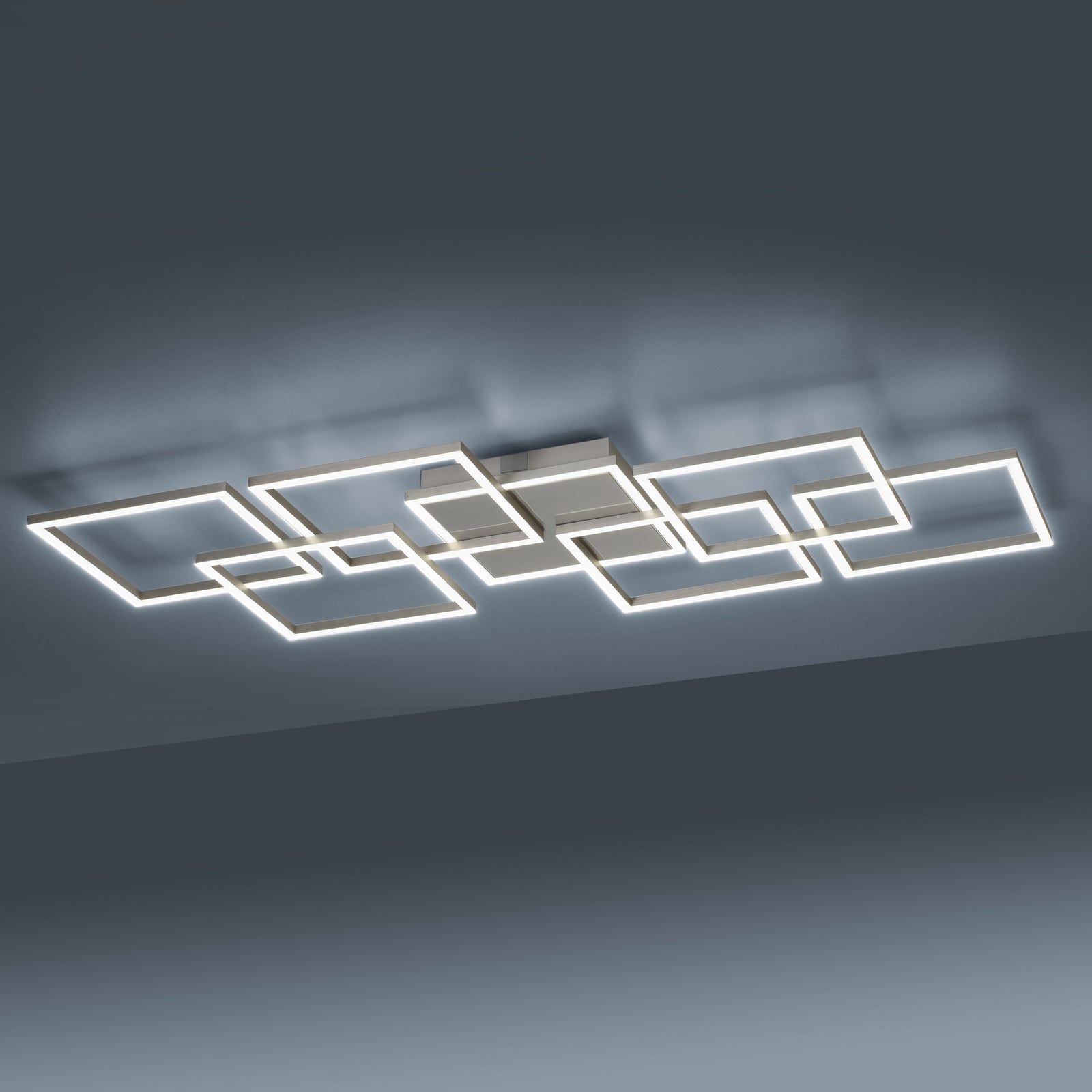 LED taklampe Q-INIGO dimbar CCT aluminium forfra
