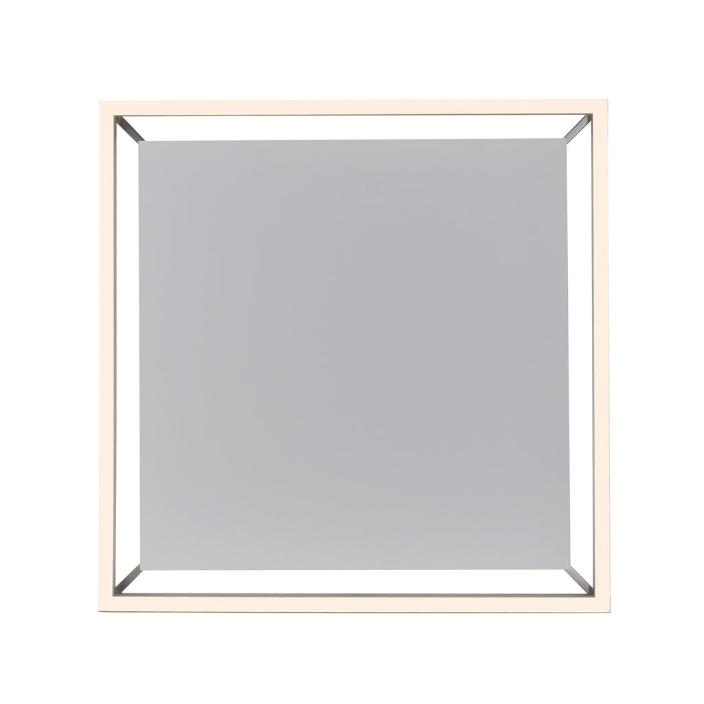 LED taklampe Q-KAAN dimbar Zigbee 45x45 cm sølv CCT app-styring skjermbilde