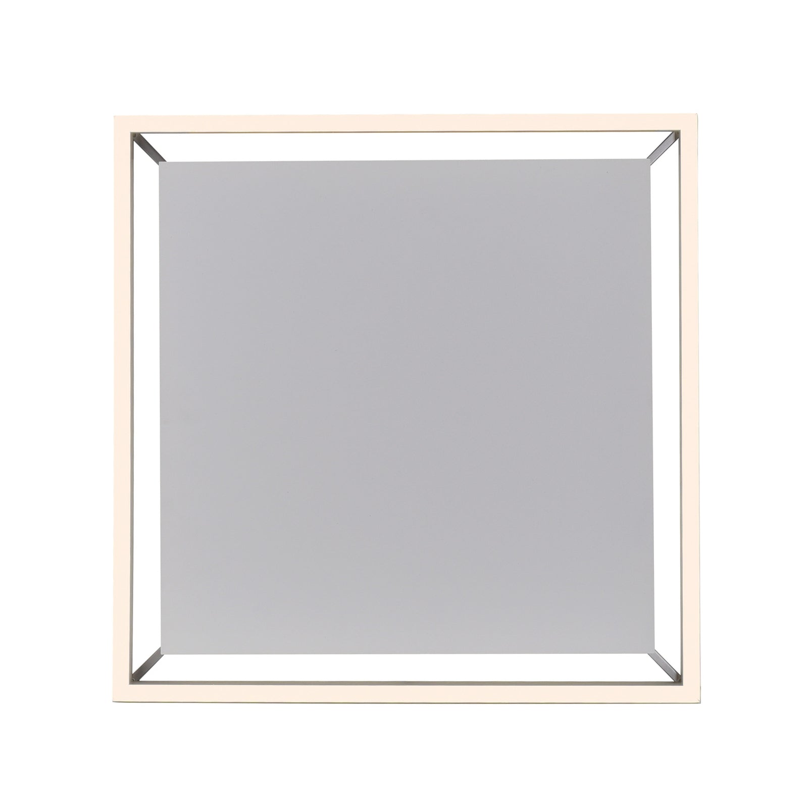 LED taklampe Q-KAAN dimbar Zigbee 45x45 cm sølv CCT app-styring skjermbilde