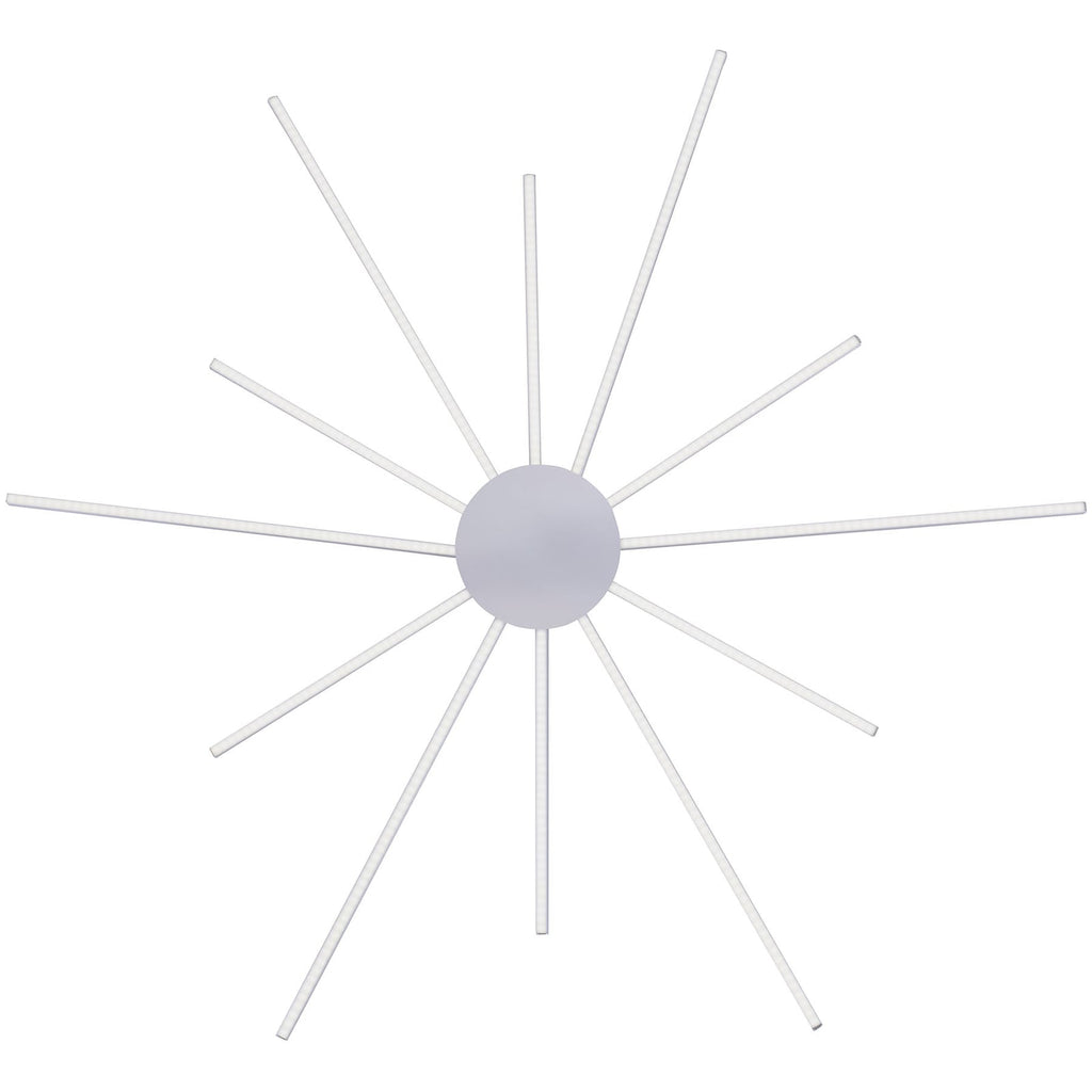 Montert LED taklampe Q-Sunshine dimbar CCT med fjernkontroll 55W i rom