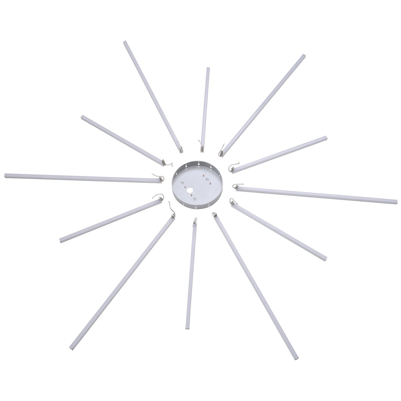Nærbilde av LED taklampe Q-Sunshine dimbar CCT med fjernkontroll 55W