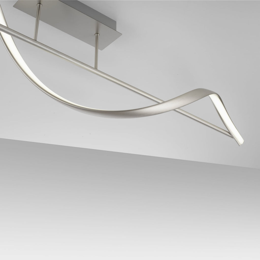 LED taklampe Q-Swing aluminium CCT dimbar med fjernkontroll