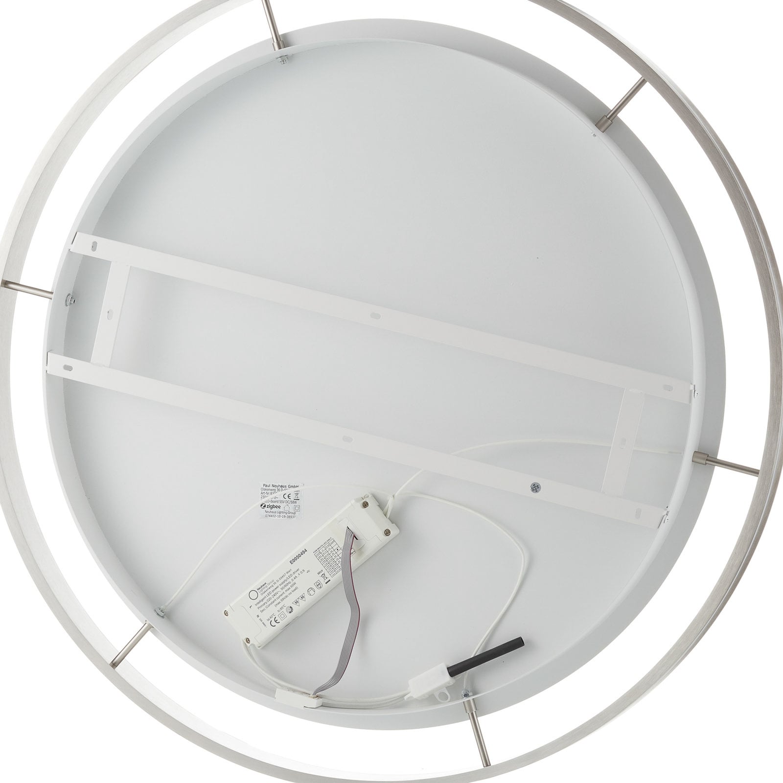 LED taklampe Q-VITO dimbar CCT Zigbee Ø79 cm fjernkontroll