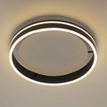 LED taklampe Q-VITO dimbar Zigbee antrasitt Ø40 cm forfra