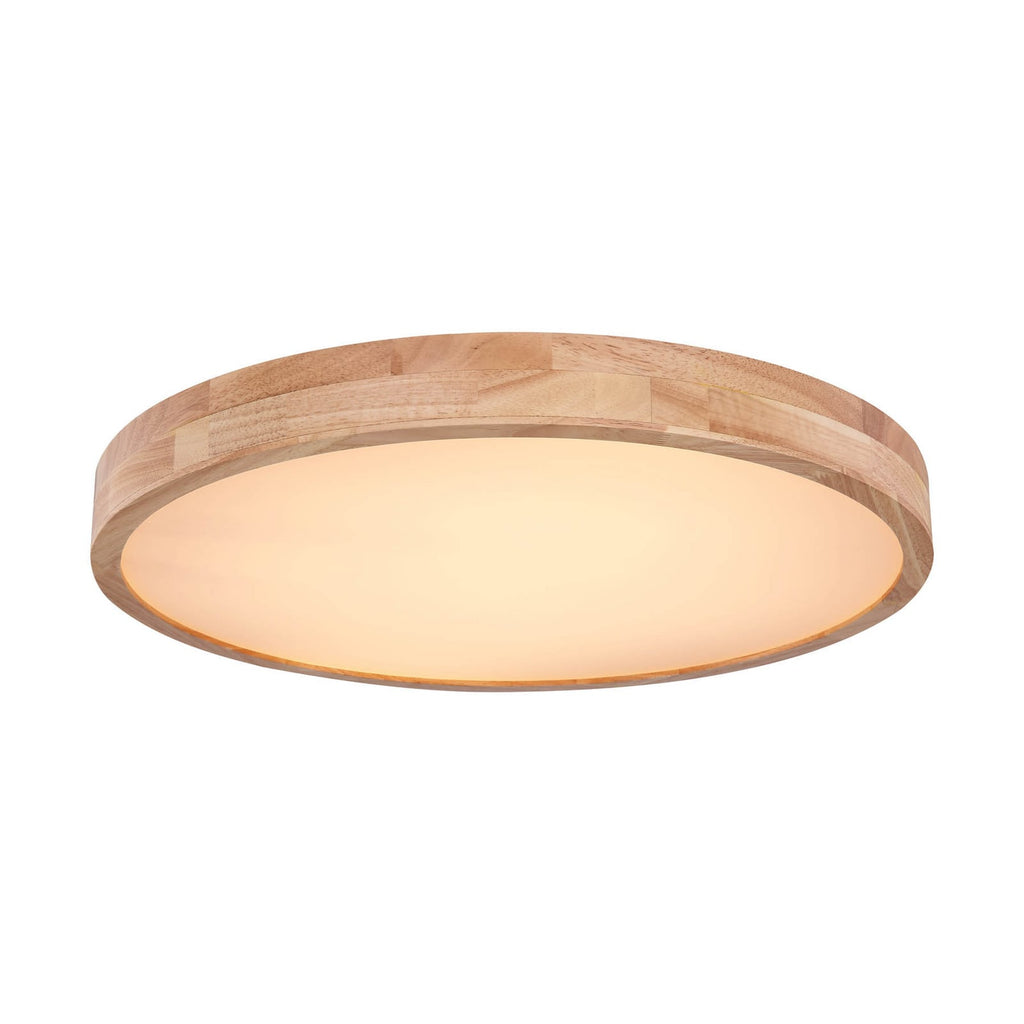 LED taklampe Rainer trefarget metall Ø60 cm front