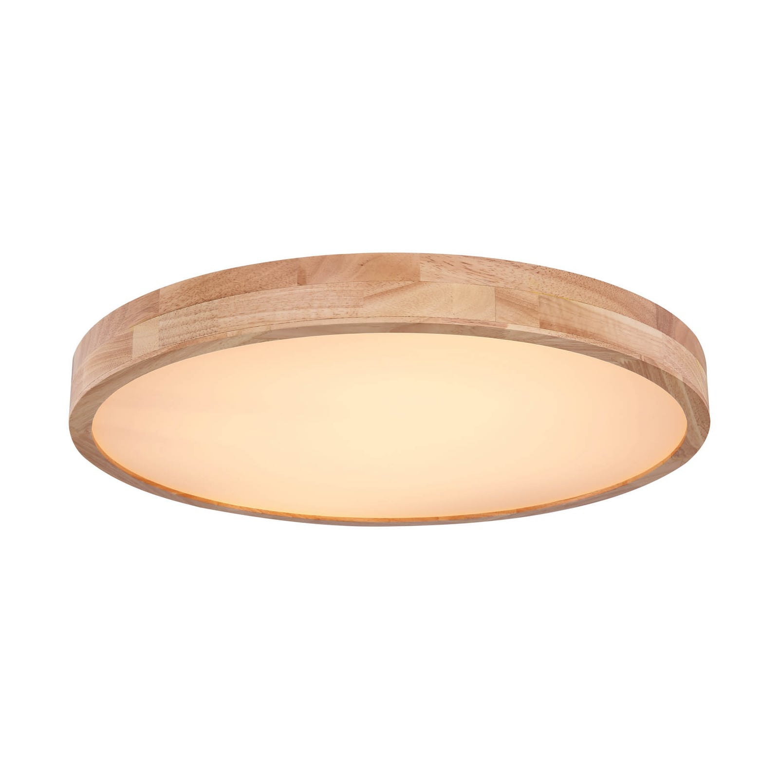 LED taklampe Rainer trefarget metall Ø60 cm front