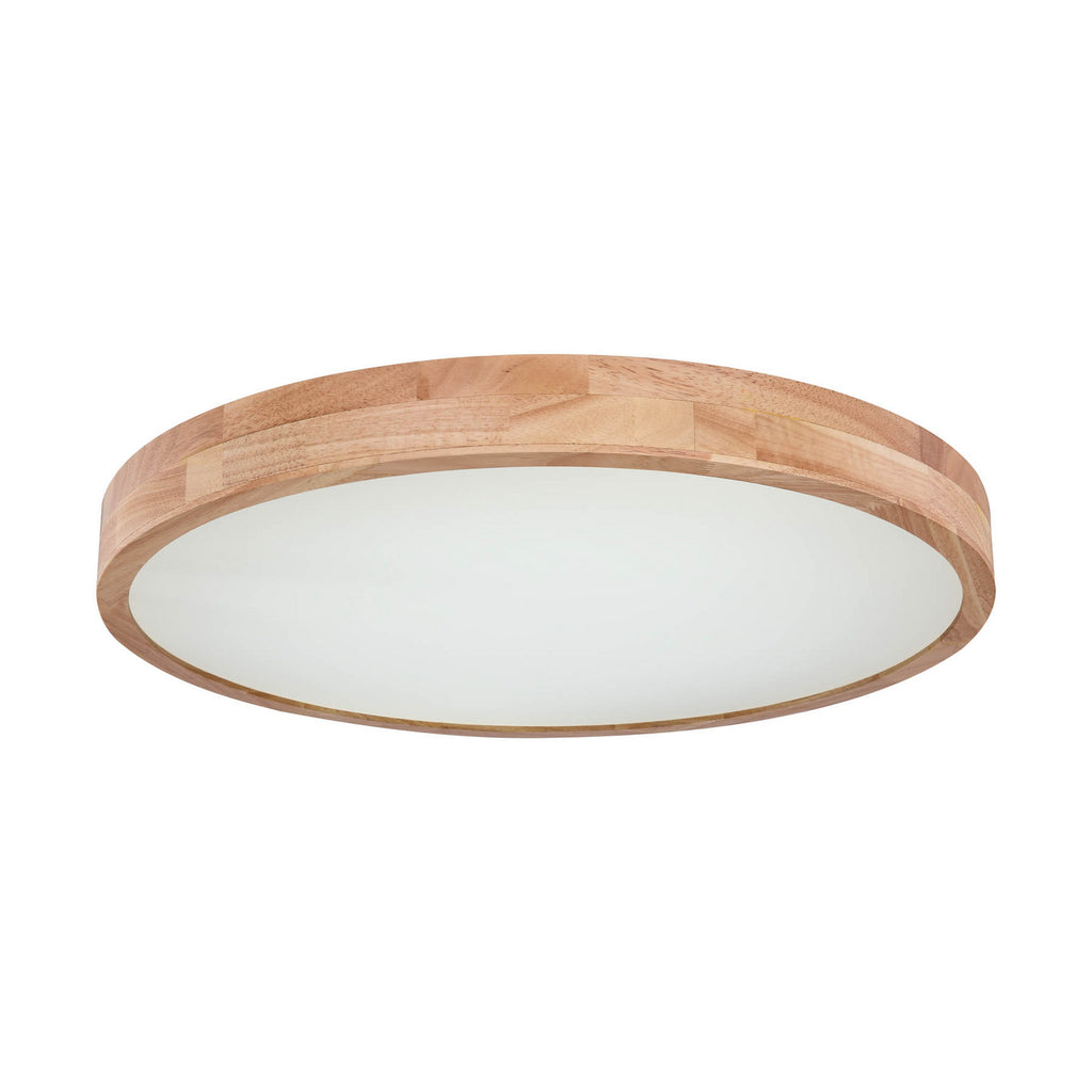 LED taklampe Rainer trefarget metall Ø60 cm montert