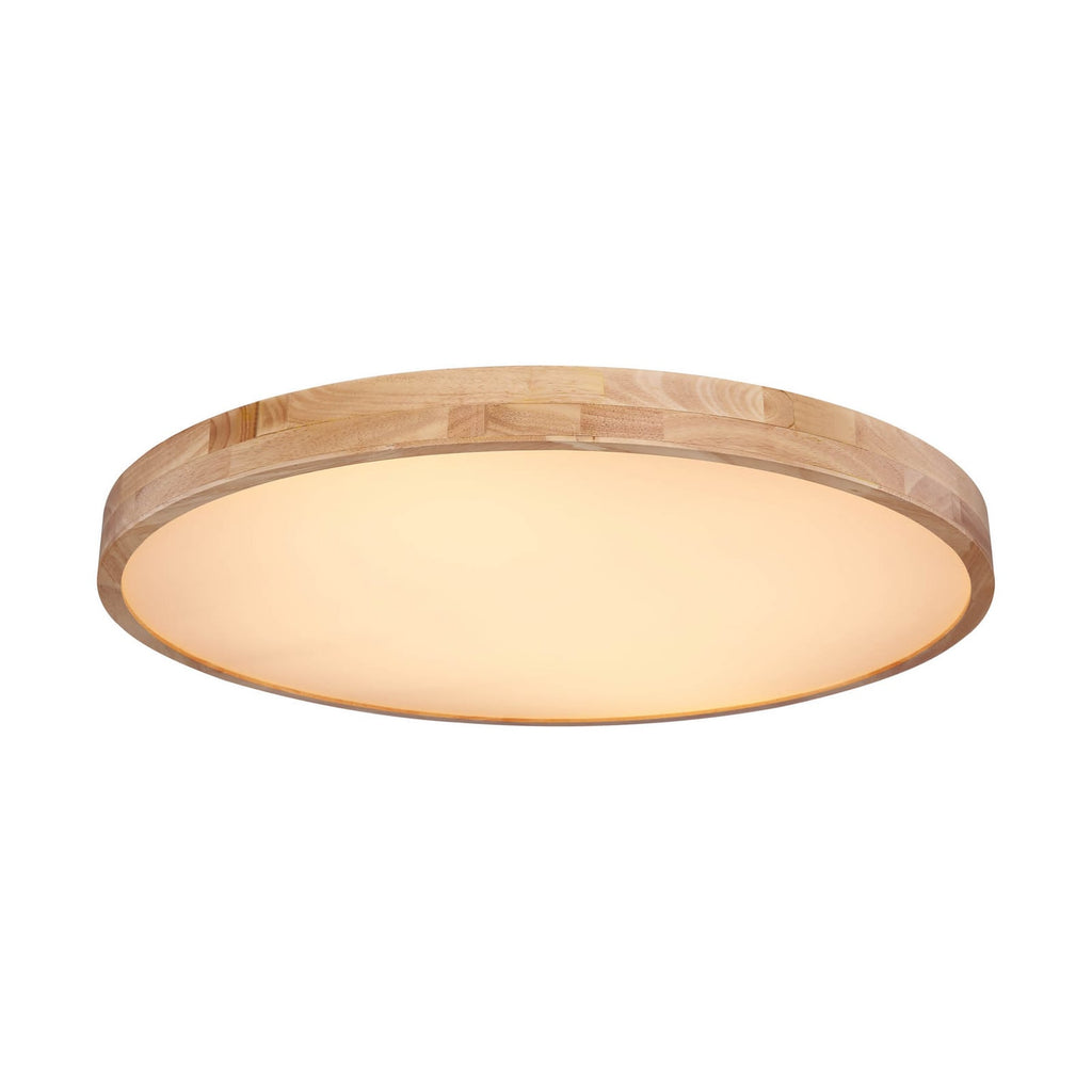 LED taklampe Rainer treoptikk dimbar Ø80 cm CCT med fjernkontroll forfra
