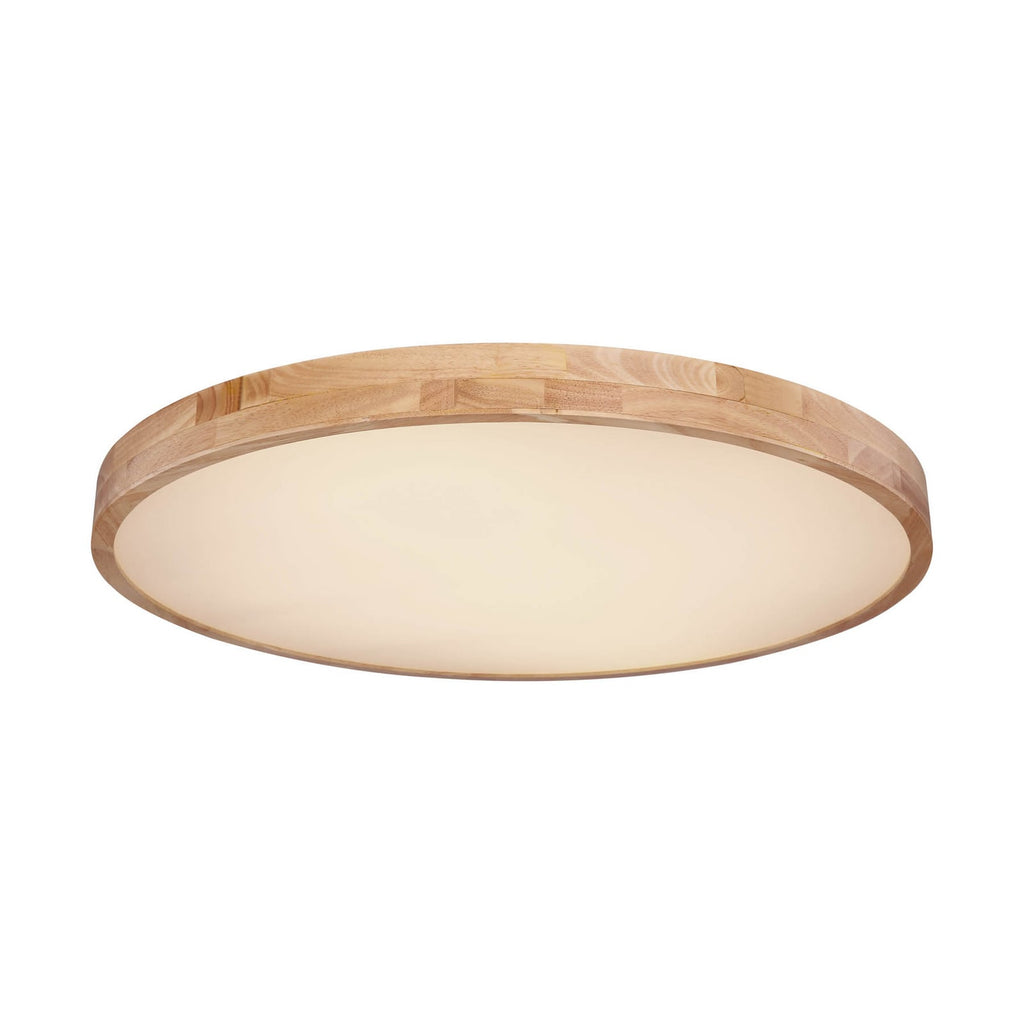 Montert LED taklampe Rainer treoptikk dimbar Ø80 cm CCT med fjernkontroll i rom