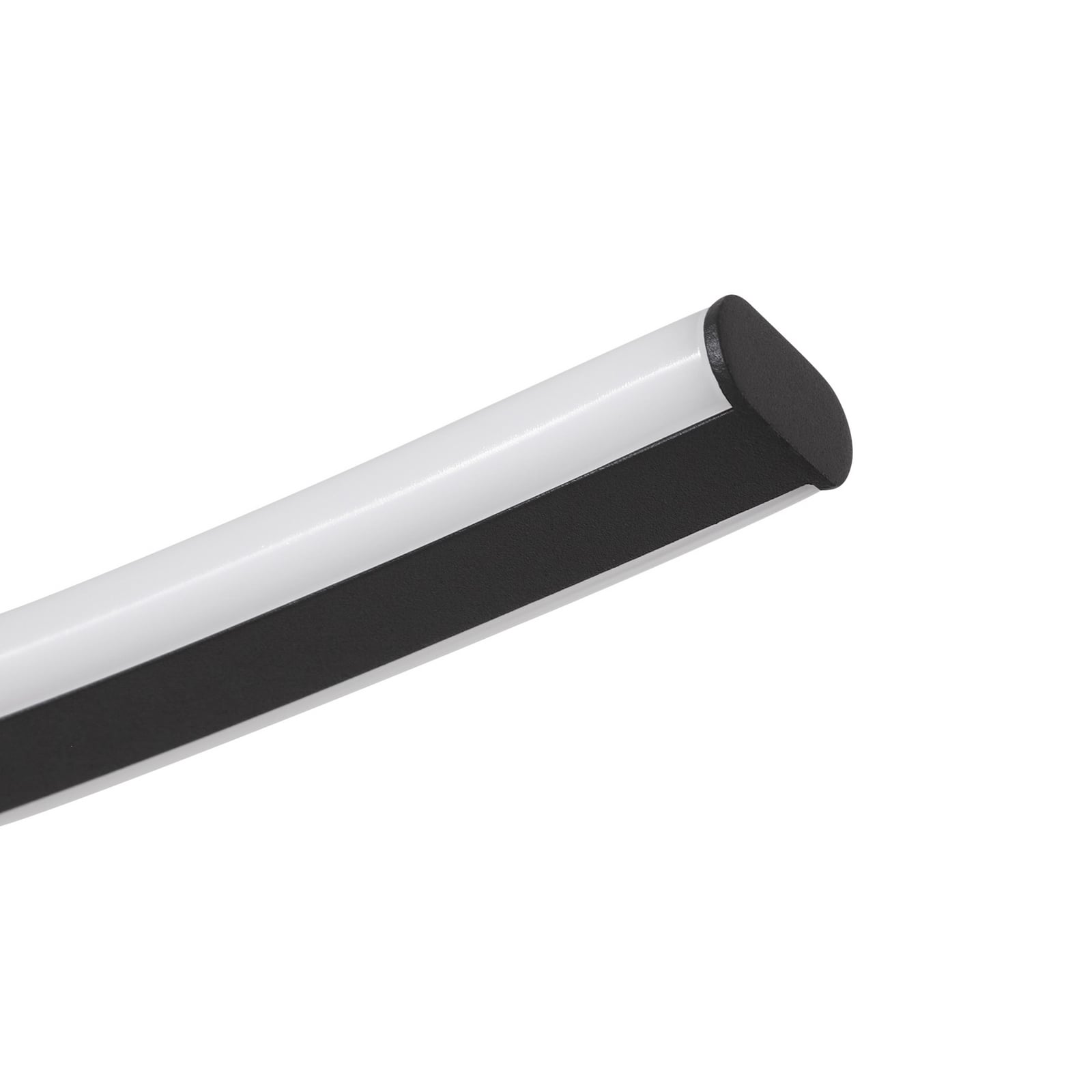 LED taklampe Ravion svart aluminium 90 cm varmhvit vinkelbilde
