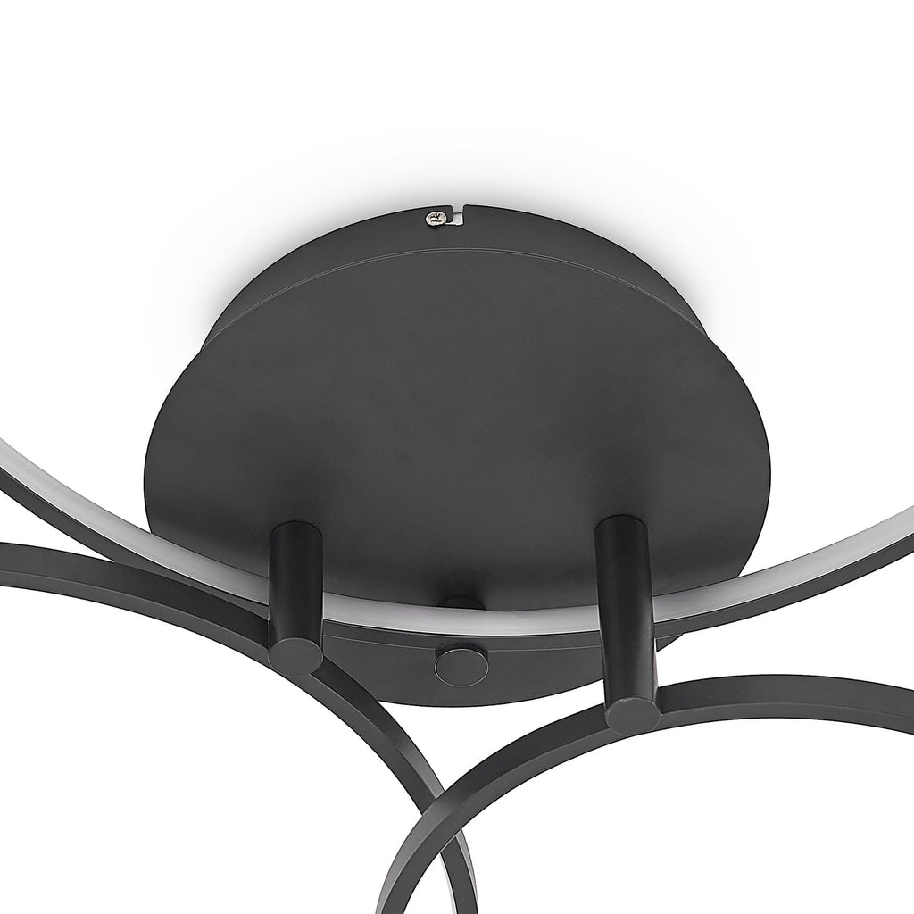LED taklampe Rayk nærbilde av dimmerfunksjon