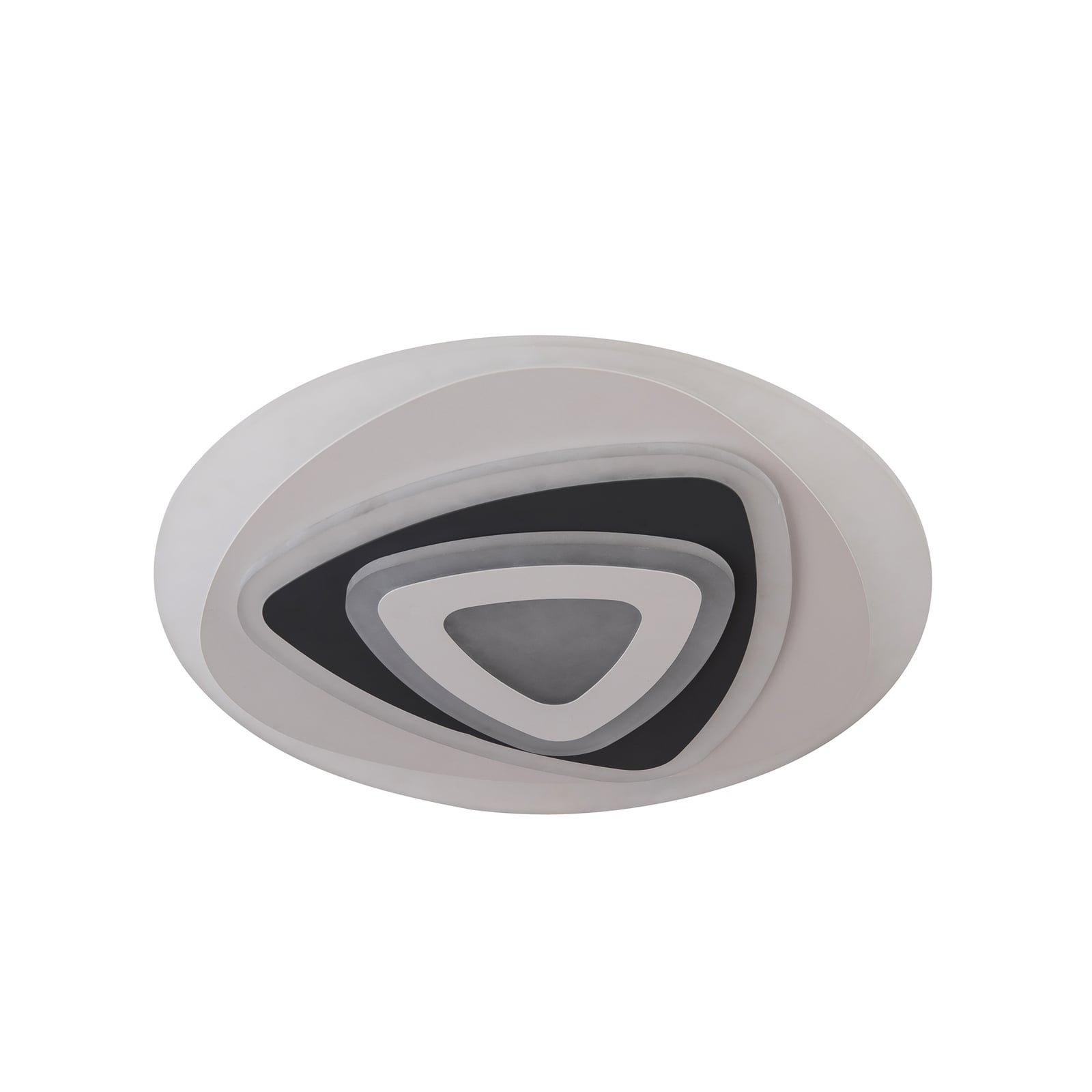 LED taklampe Rebeka CCT dimbar med fjernkontroll montert i stue