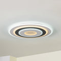 LED taklampe Rebeka dimbar CCT Ø70 cm 48W med fjernkontroll forfra