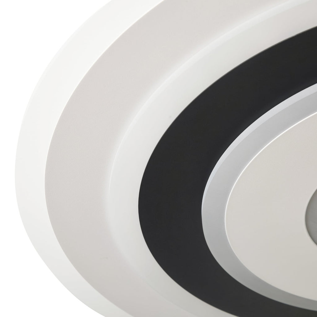 LED taklampe Rebeka dimbar CCT Ø70 cm 48W med fjernkontroll sidebilde