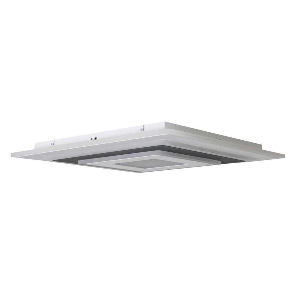 LED taklampe Rebeka dimbar CCT 50x50 cm hvit/svart sideprofil
