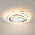 LED taklampe Rebeka dimbar CCT fjernkontroll Ø70 cm forfra