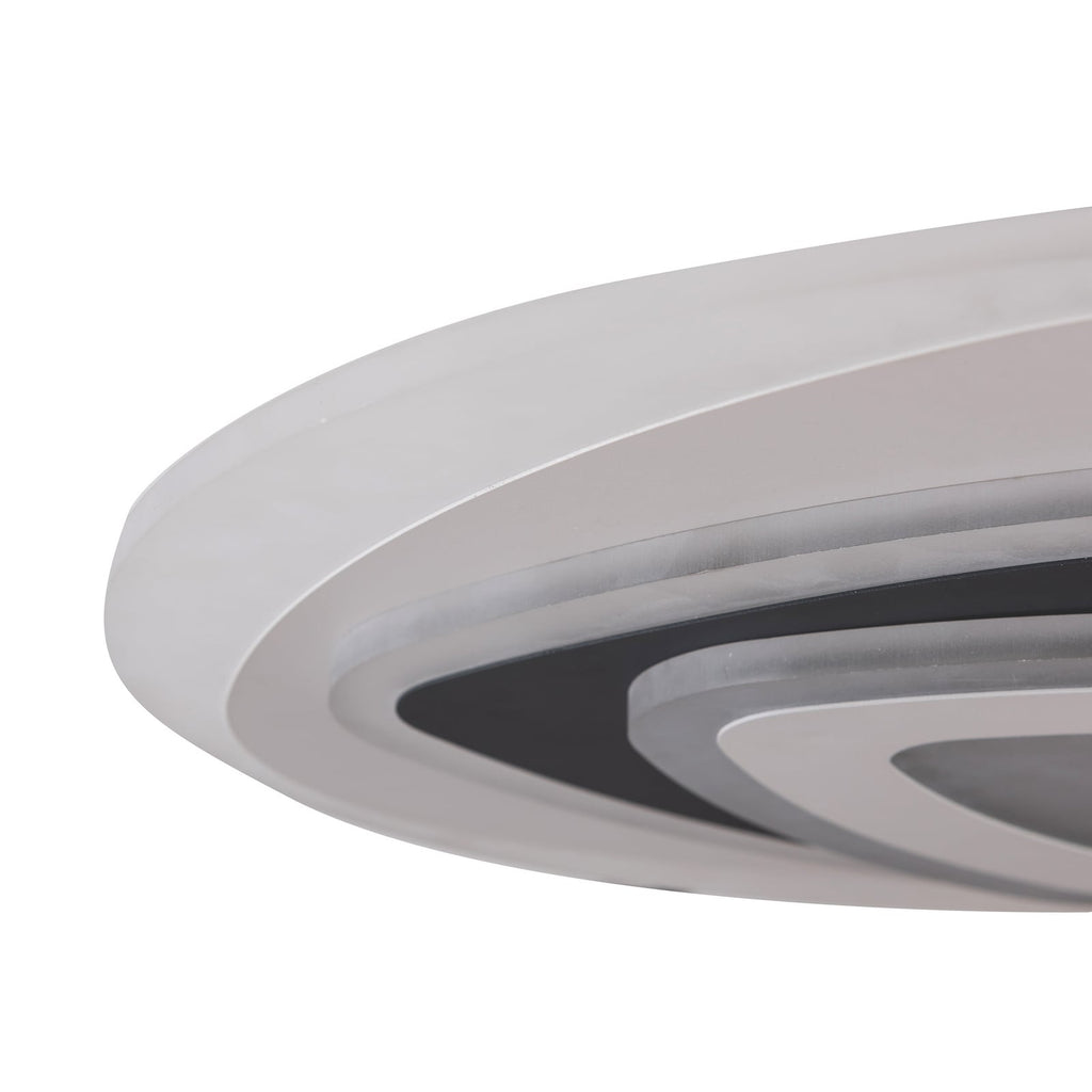 LED taklampe Rebeka dimbar CCT fjernkontroll Ø70 cm med fjernkontroll