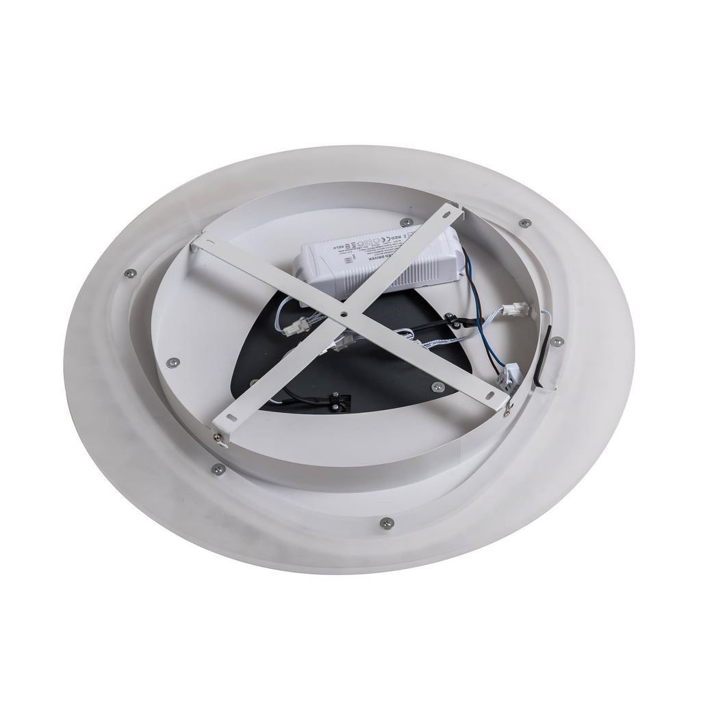 LED taklampe Rebeka dimbar CCT fjernkontroll Ø70 cm sideprofil