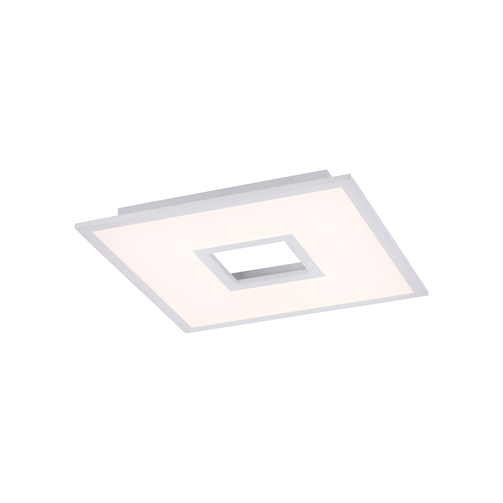 Detalj av LED taklampe Recess dimbar RGBW 45x45 cm med fjernkontroll