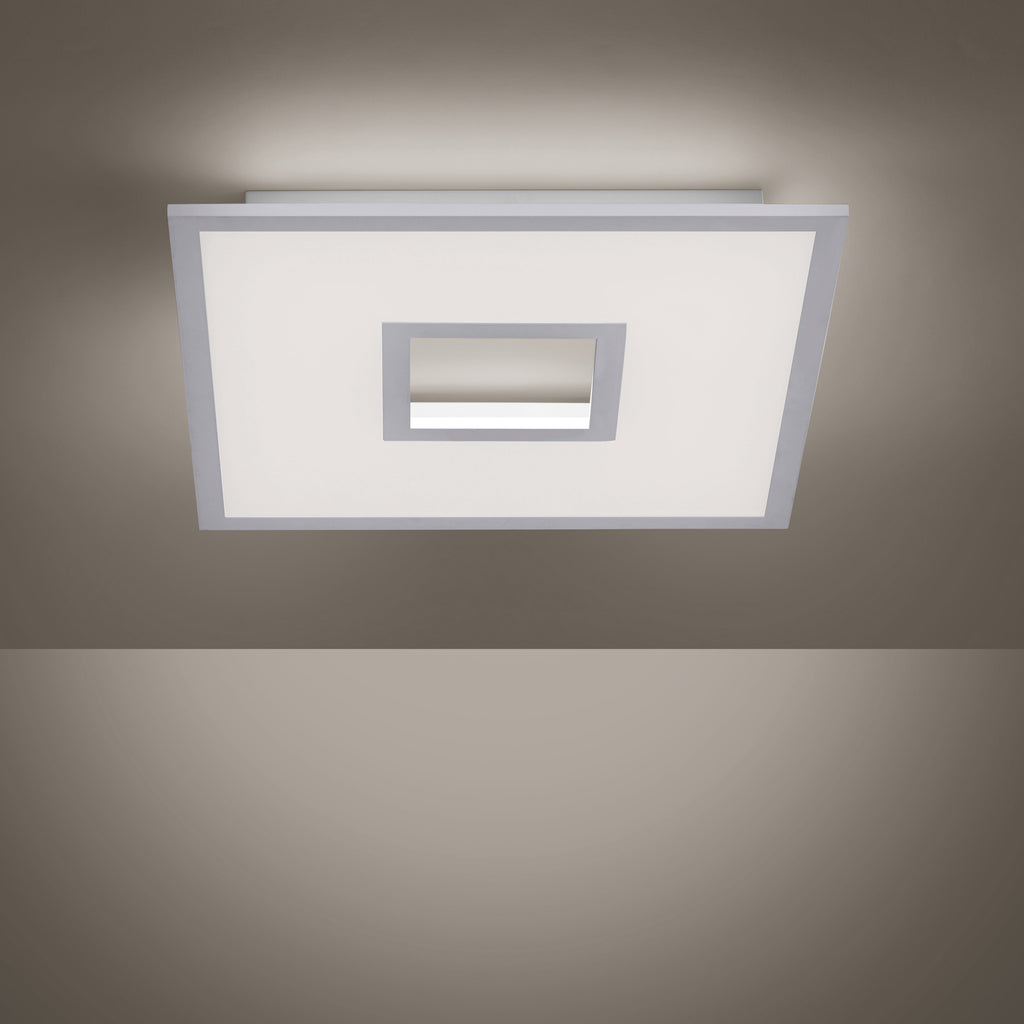 LED taklampe Recess dimbar RGBW 45x45 cm med fjernkontroll fjernkontroll