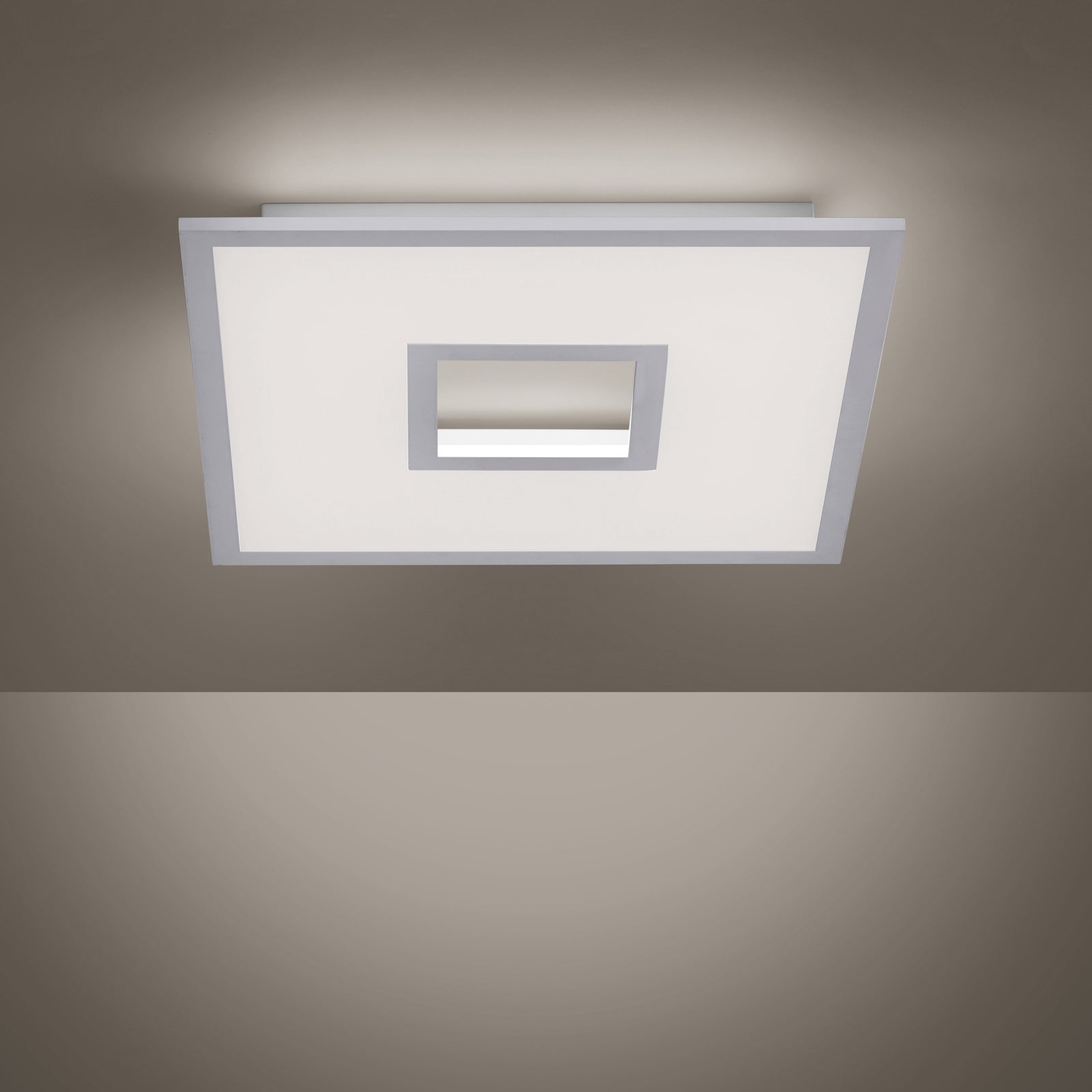 LED taklampe Recess dimbar RGBW 45x45 cm med fjernkontroll fjernkontroll