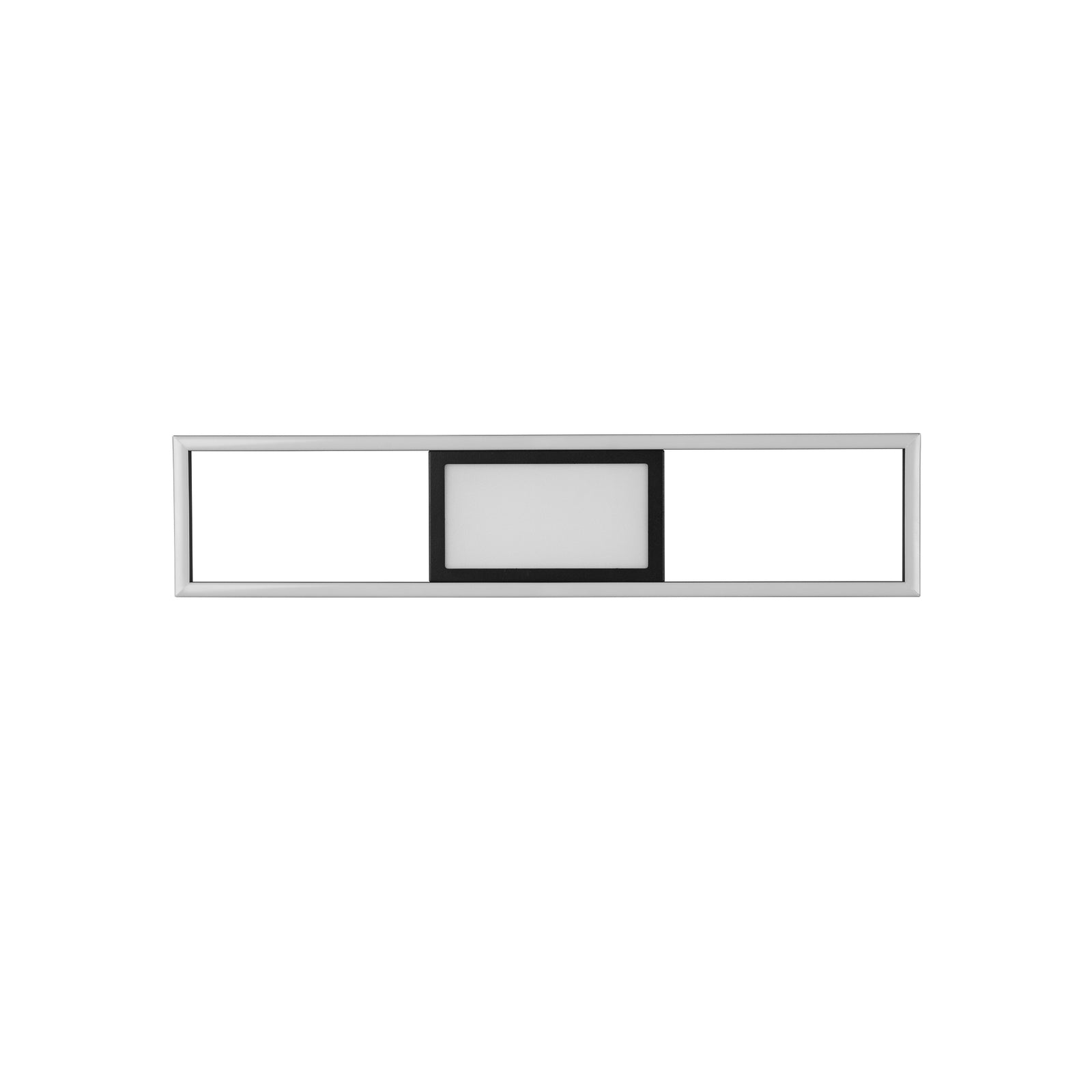 LED taklampe Rigido svart CCT dimbar med fjernkontroll sideprofil