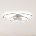 LED taklampe Riley dimbar aluminium Ø80 cm forfra
