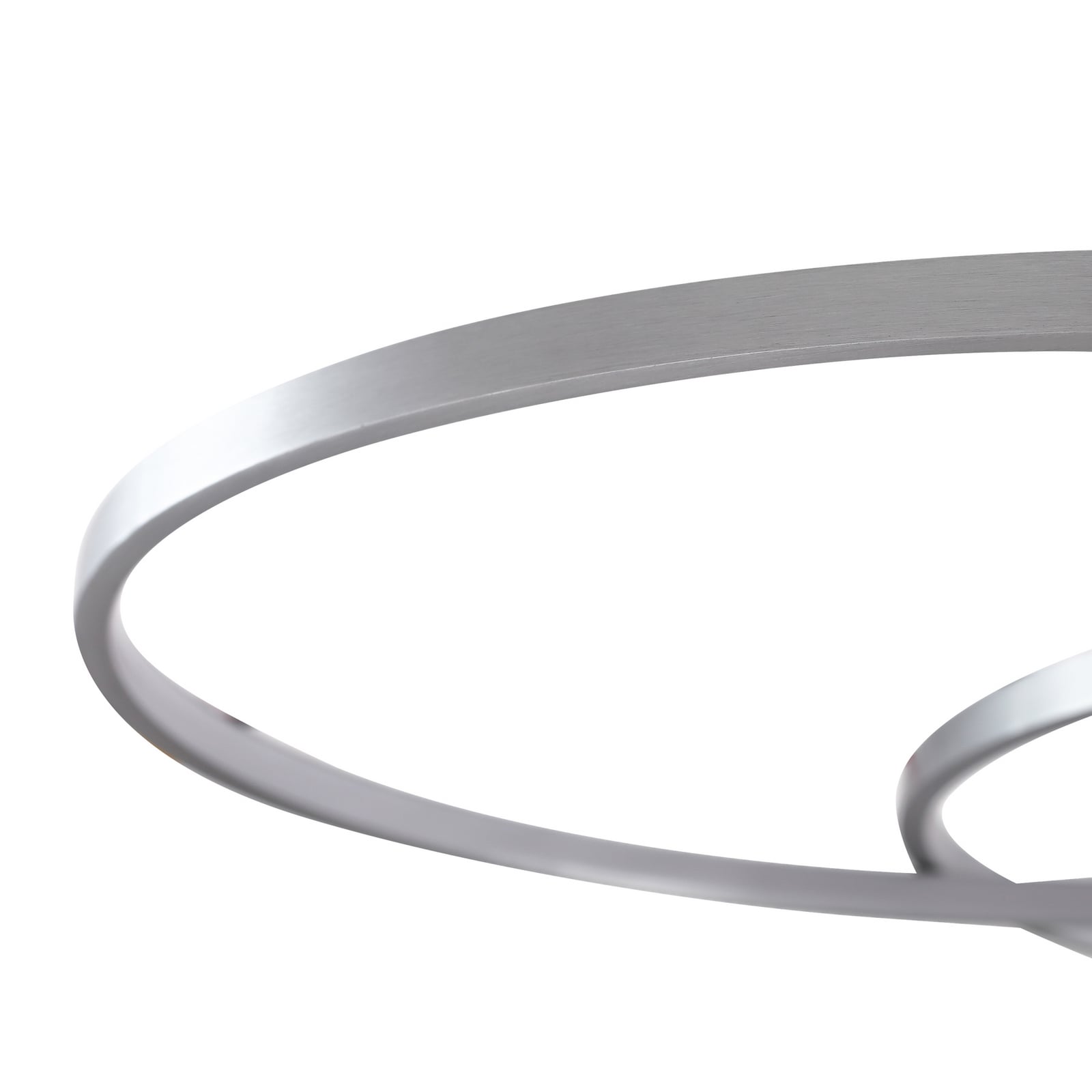 LED taklampe Riley dimbar aluminium Ø80 cm lysdetalj