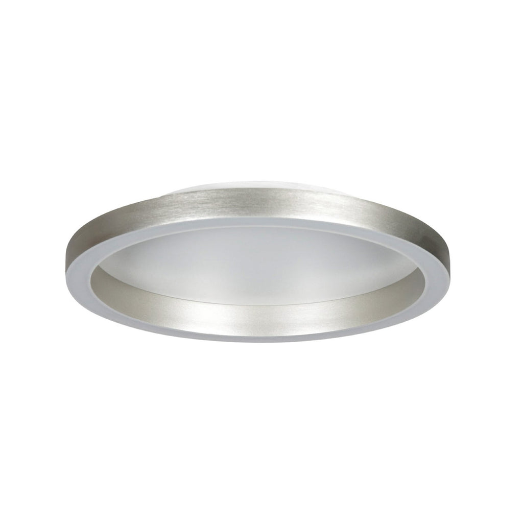 LED taklampe Ringlux dimbar stålgrå Ø40 cm bakside