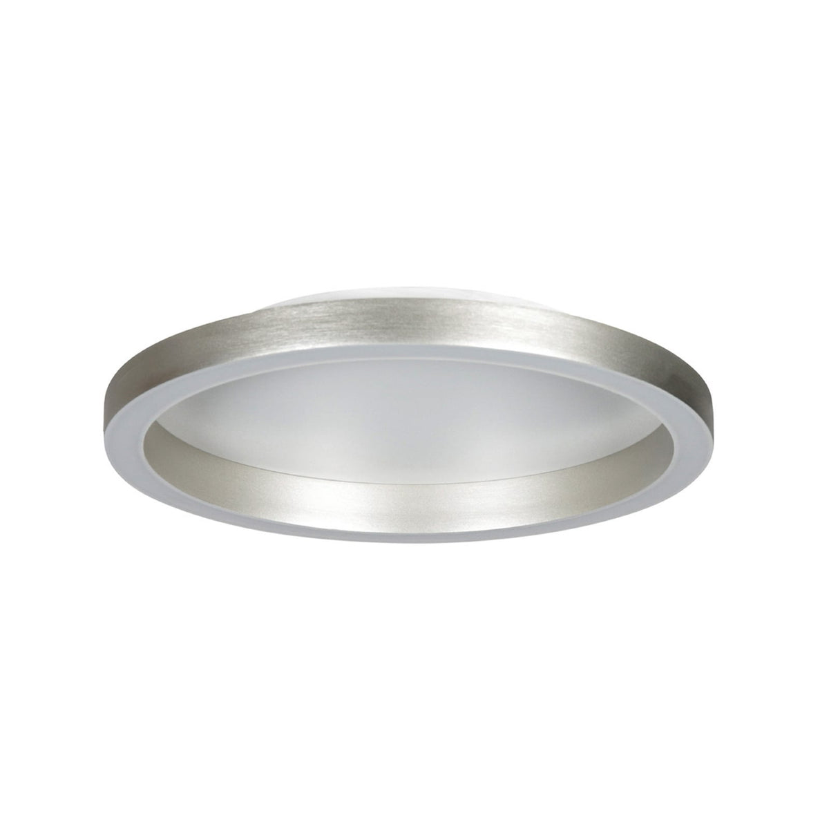 LED taklampe Ringlux dimbar stålgrå Ø40 cm bakside