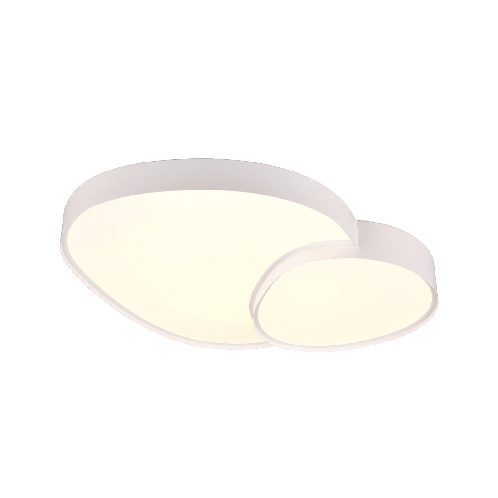LED-taklampe Rise dimbar CCT med fjernkontroll bakside