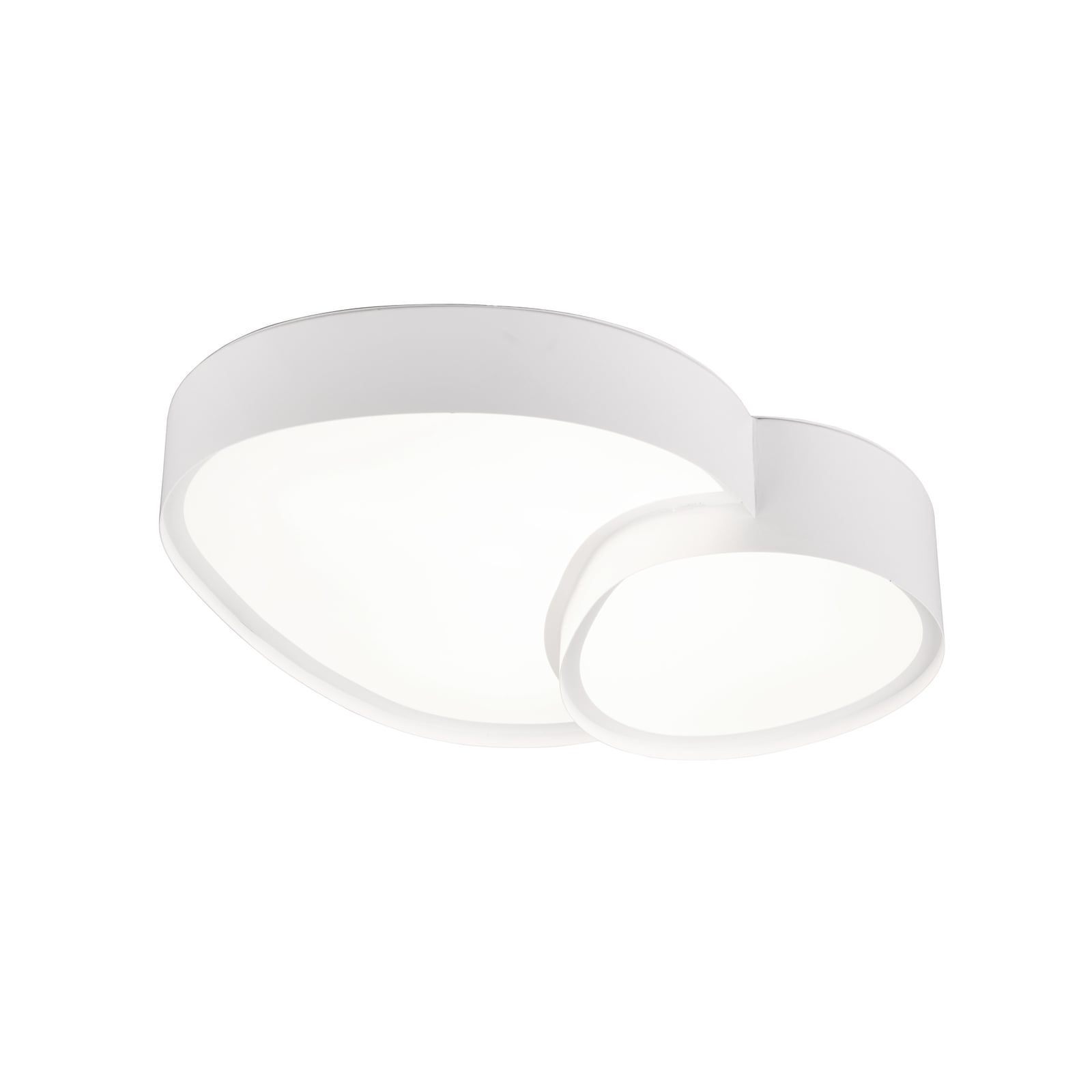 LED taklampe Rise hvit CCT dimbar med fjernkontroll forfra