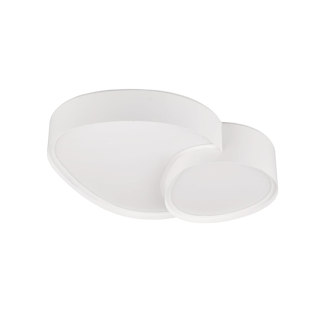 Detalj av LED taklampe Rise hvit CCT dimbar med fjernkontroll