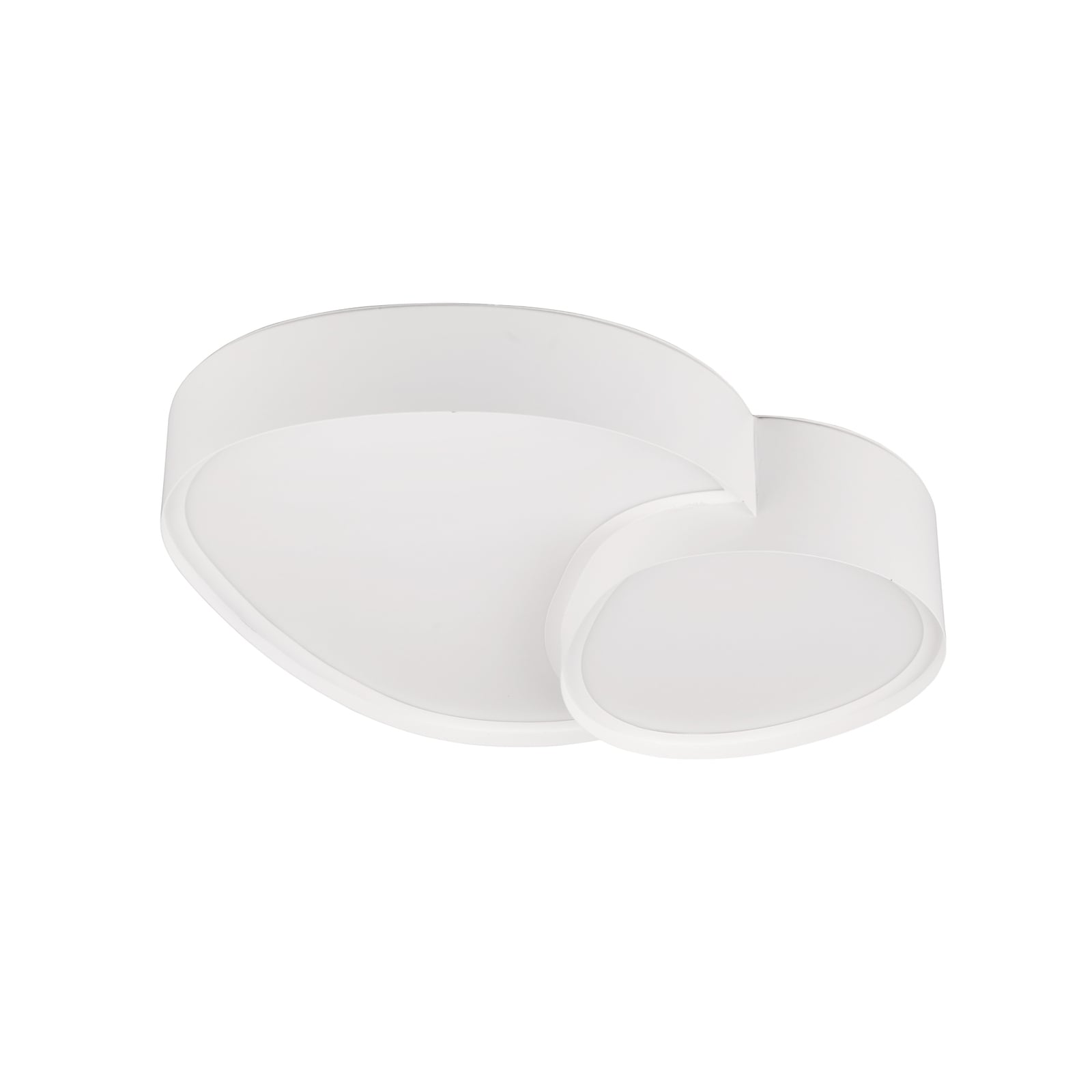 Detalj av LED taklampe Rise hvit CCT dimbar med fjernkontroll