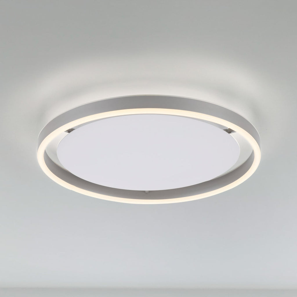 LED taklampe Ritus dimbar aluminium Ø39,3 cm forfra