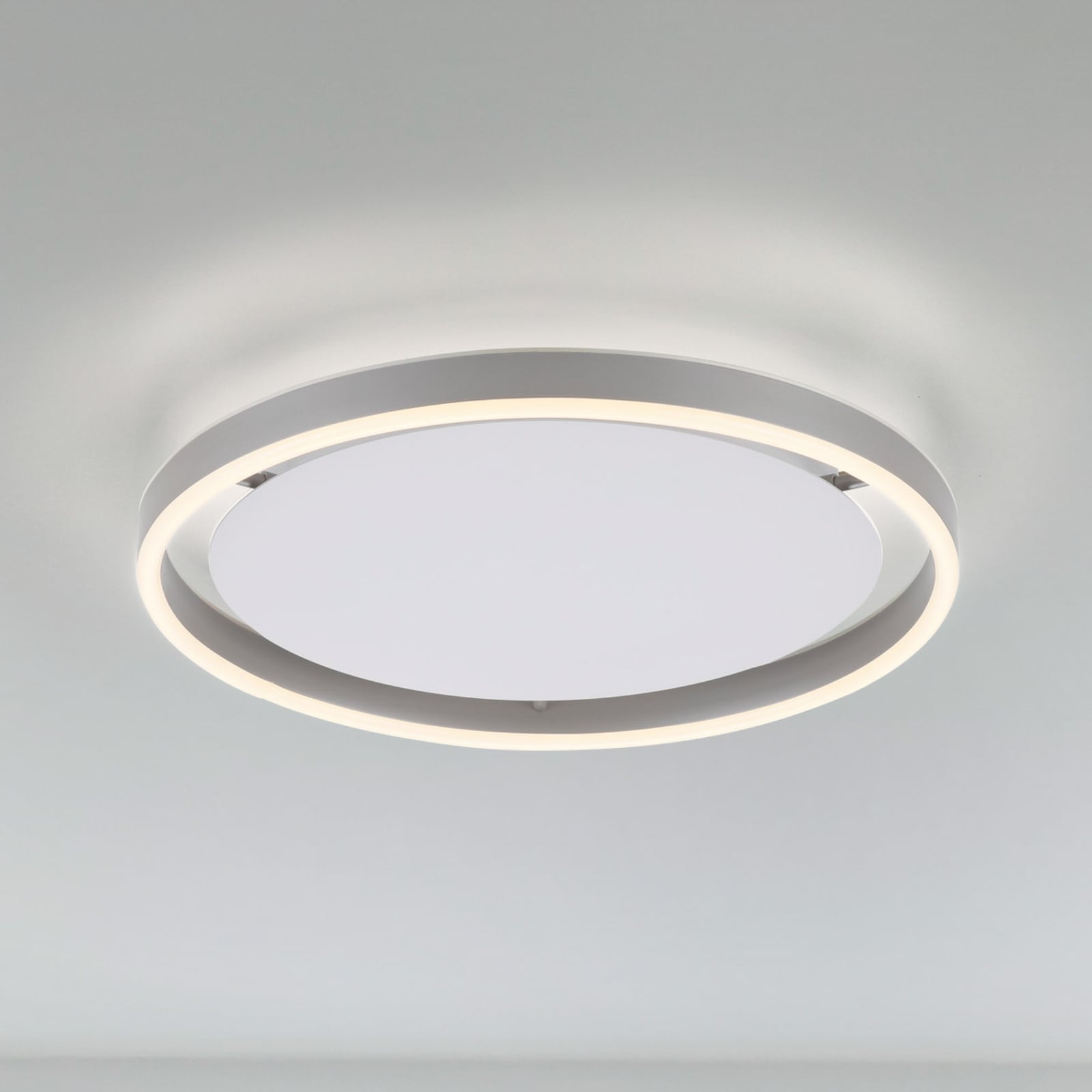 LED taklampe Ritus dimbar aluminium Ø39,3 cm forfra