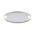 LED taklampe Ritus dimbar aluminium Ø58,5 cm 28W forfra