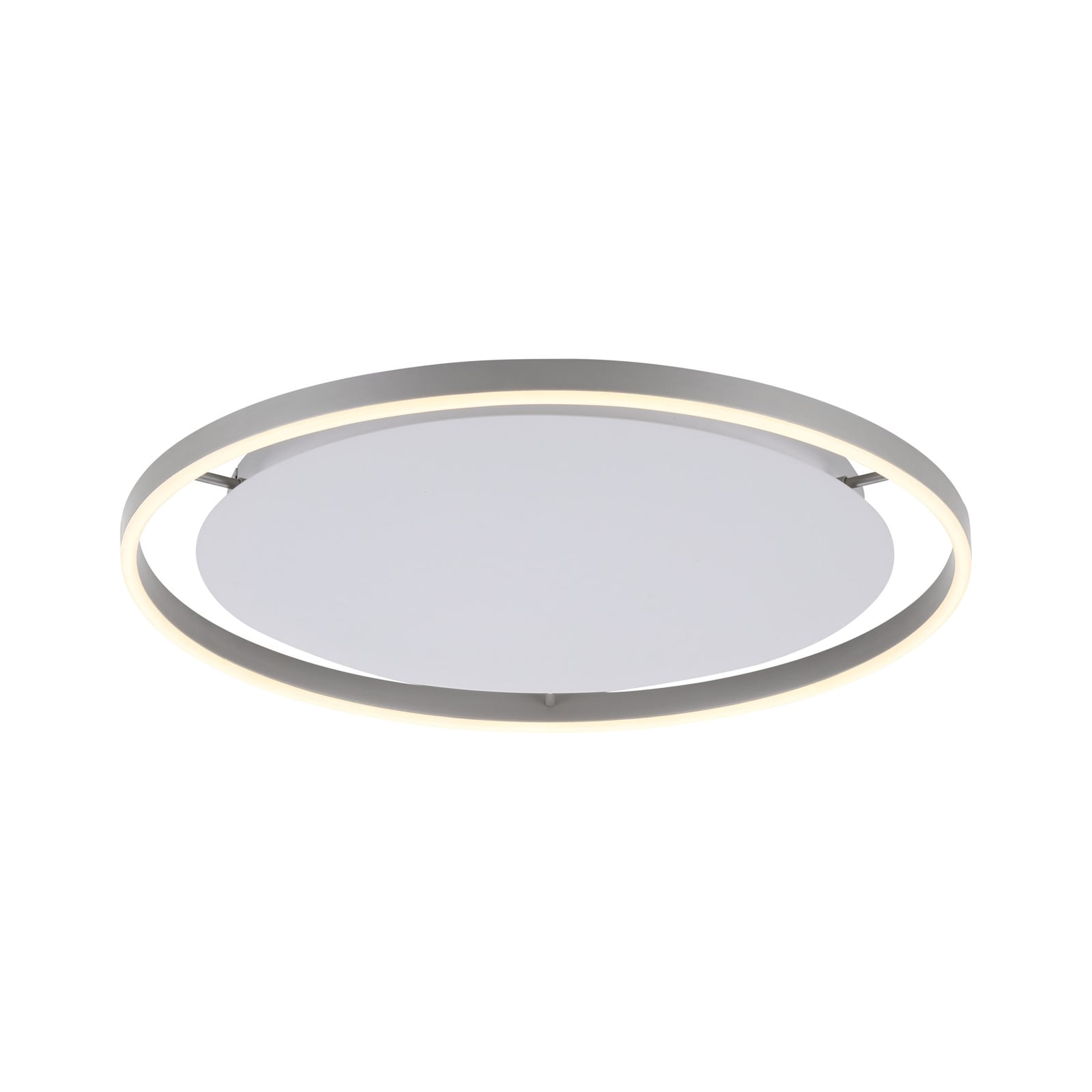 LED taklampe Ritus dimbar aluminium Ø58,5 cm 28W forfra
